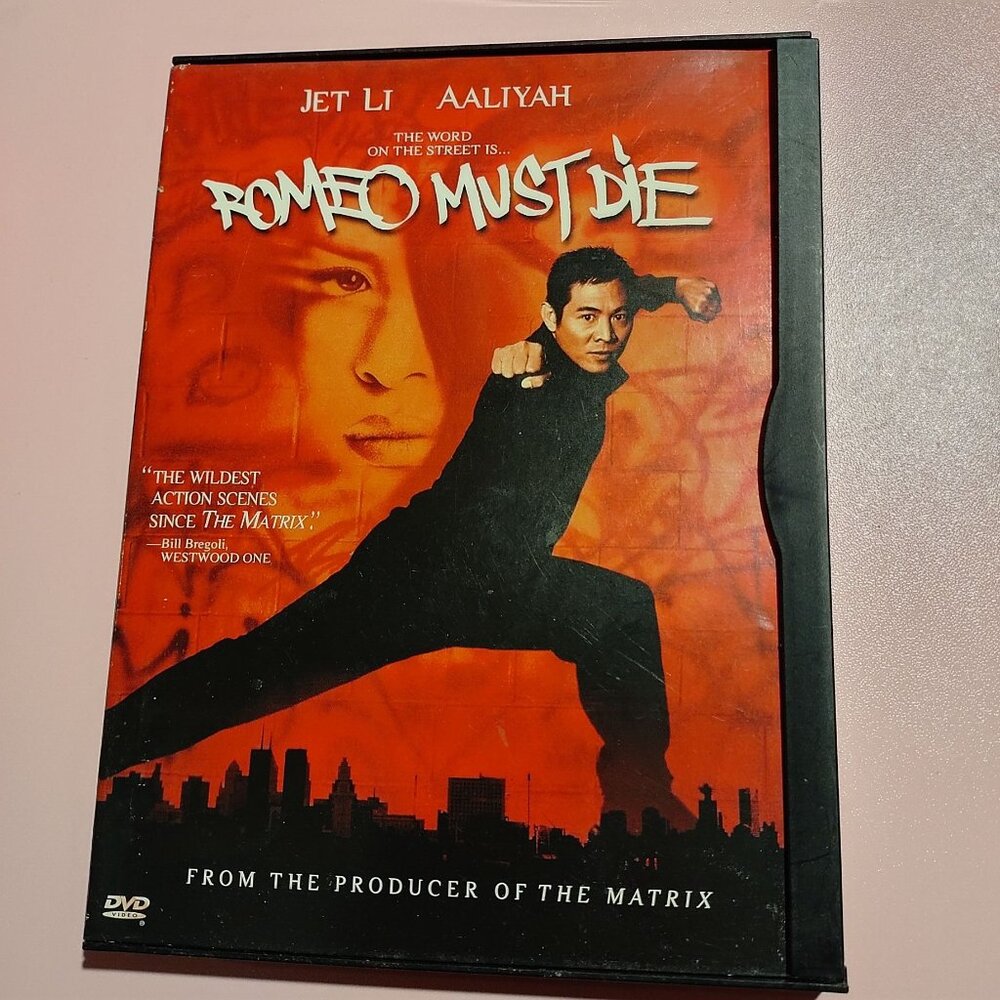 Romeo Must Die DVD Jet Li & Aaliyah Action-Packed Martial Arts Drama Full Screen
